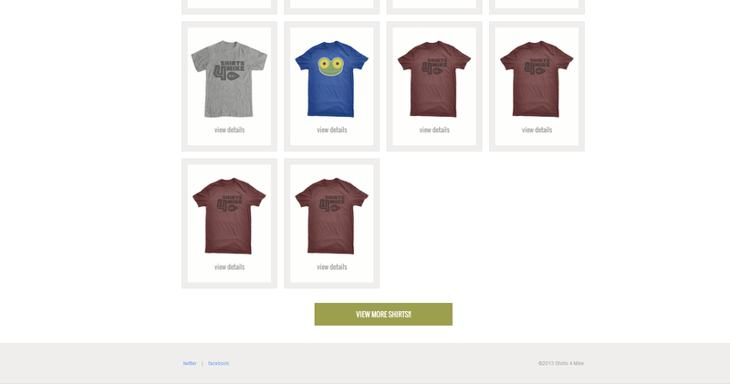 Shirts for Mike site