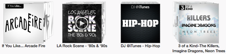 iTunes Radio Station Buttons