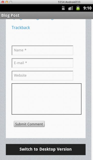 Gingerbread screenshot
