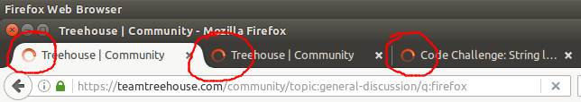 Failure in Firefox