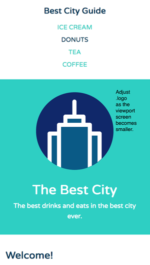 How to make .logo flexible?