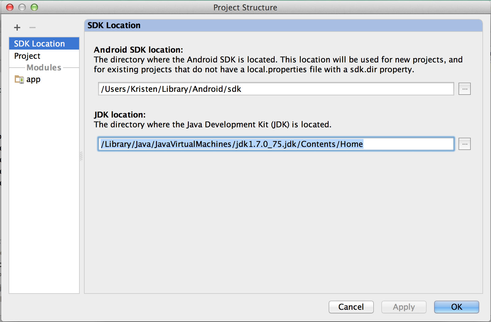 How do I run Android Studio with Java Runtime Environment (JRE) 6?  (Example) | Treehouse Community