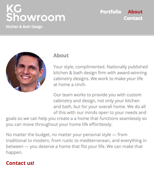 Screenshot below 660px