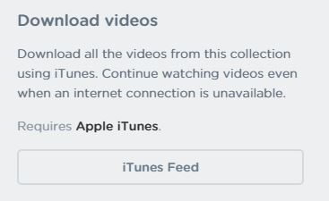 iTunes Feed