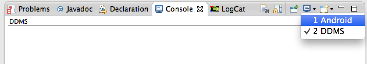 Eclipse console